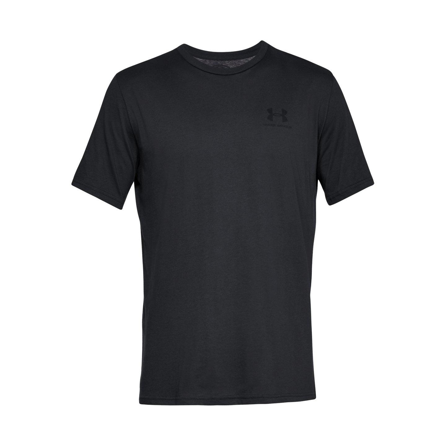 Under Armour Sportstyle Training Sports Short Sleeve Couple Style Black Men s 1326799-001 M