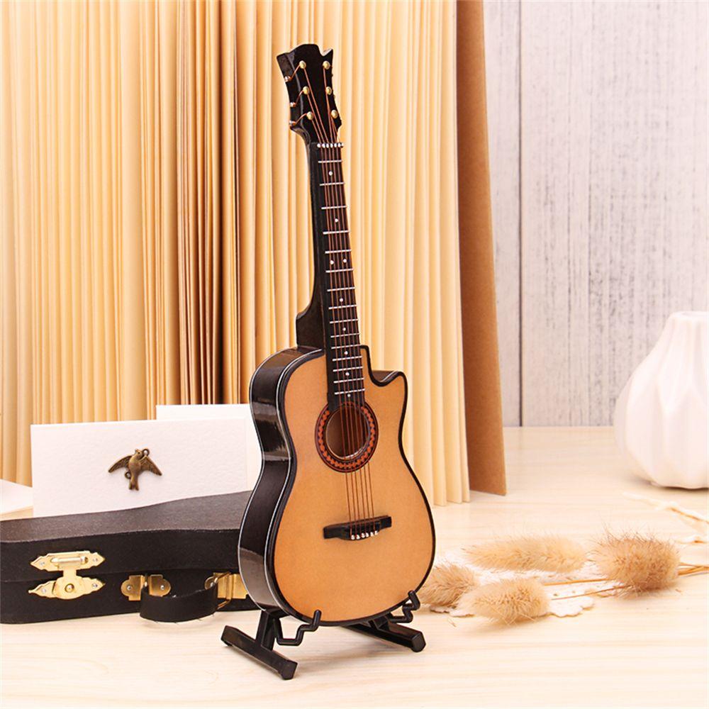 Model Gitary Elektrycznej Zabawki Gitary Akustycznej Dekoracja Biurka Gitary Ozdoby Gitary Model Skali Gitary