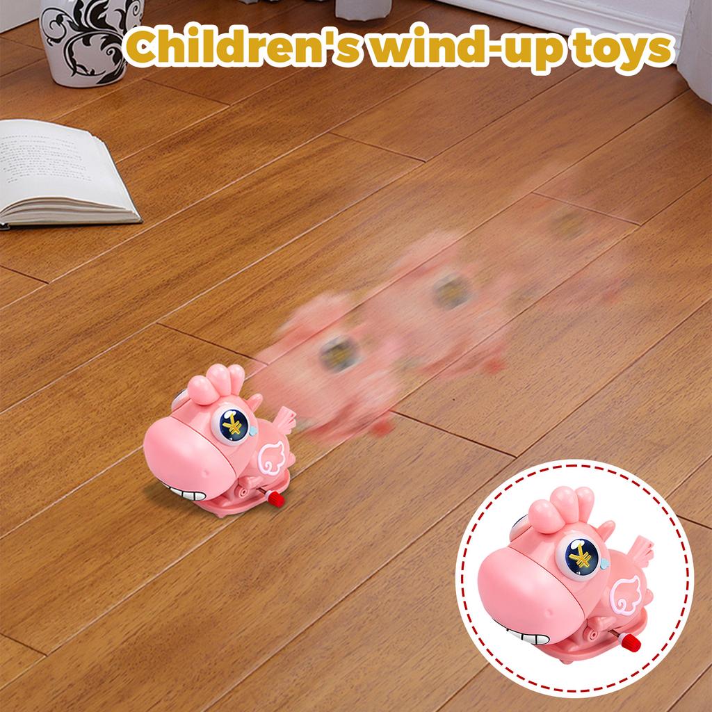 Children's Wind-up Toys, Money-making Rocking Horse, Guide Baby Crawling, Cartoon Little Horse Mascot Ornament.
