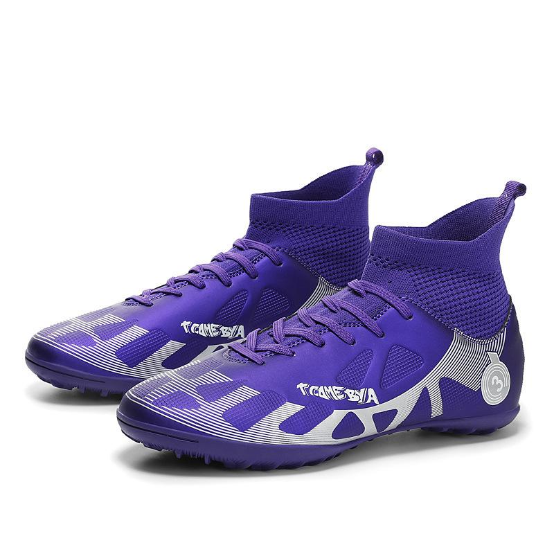 

Student training sneakers men s high-top artificial grass pegs youth sneakers student broken football 45