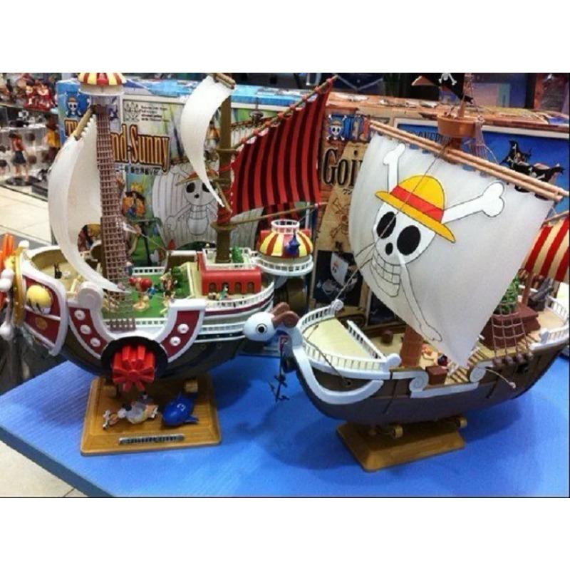 Anime One Piece Thousand Sunny & Meryl Boat Pirate Ship Figure PVC Action Figure Toys Collectible Model Toy Gifts