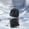 Yushuiyao Winter Men's Knitted Hat, Scarf & Gloves 3-Piece Set