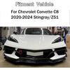 A Pair Canards Front Bumper for Chevrolet Corvette C8 Stingray/Z51 2020-2024 Front Bumper Spoiler Splitter Side Dive Plane Air Vent Fins Intake Grill