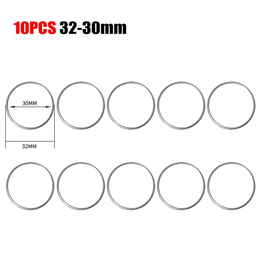 10ks Podložky redukčního kroužku pro pilový list 16/20/22/25,4/30/32MM Redukční kroužek Těsnění otvoru řezného kotouče Kroužek adaptéru vnitřního otvoru