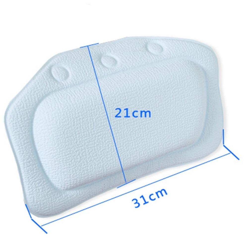 Waterproof Bath Cushion with Suction Cups Bath Headrest Bathroom Accessories Spa Headrest  Spa