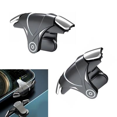 Mobile Game Controller Enhancer ABS Metal Comfortable for 14mm Thickness Phone Gaming Improved Shoots Precision
