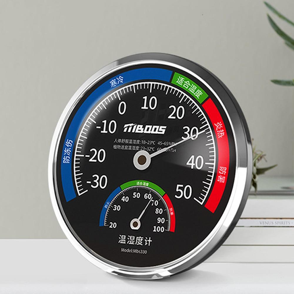 Wall Mount Hygrothermograph Battery-Free Temperature Hygrometer Analog Temperature  Laboratory
