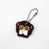 New Cartoon Soft Silicone Protective Key Case Cover for Key Control Dust Cover Holder Women Cute Small Key Chain Pendant Keyring