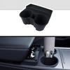 Suitable for Tesla Model Y and Model 3 Central Control Cup Limiters with Silicone Pad Storage Box for Cup Sleeves