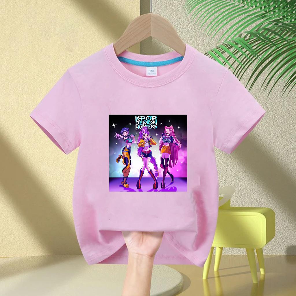 Unisex Kids T-shirts Children's Kpop Witch Hunt Short-Sleeve Printed T-Shirt