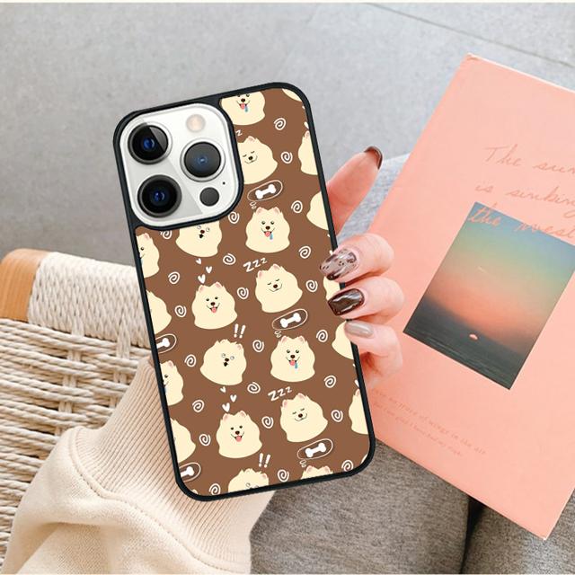 Samoyed Puppy Phone Case for iPhone 17 Air 16 15 14 12 13 PLUS 11 PRO MAX Back Fundas coque Cover Shell