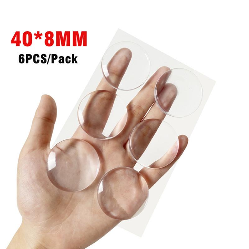 Türknauf-Wandschutz, durchsichtiger Türstopper aus weichem Gummi, Türgriff-Stoßfänger, Stummschaltaufkleber, Wandschutz, Schalldämpferpolster, Schutzstopfen