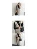 Korean Style Mid-Length V-Neck Vest Dress Set for Autumn/Winter - Two-Piece Casual Fashion