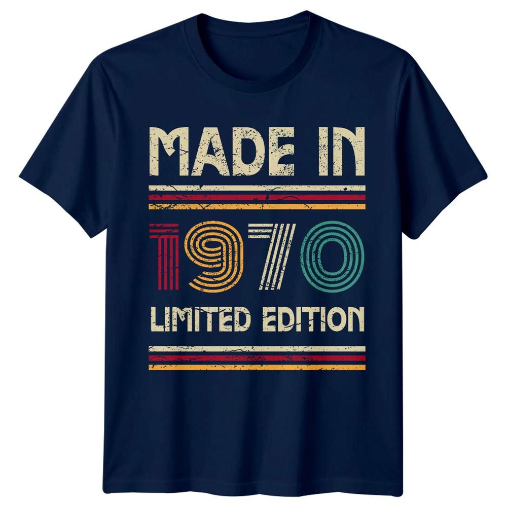 Made In 1970 Unisexs T Shirt 56th Birthday Gift Vintage Fiftysix Year Old B