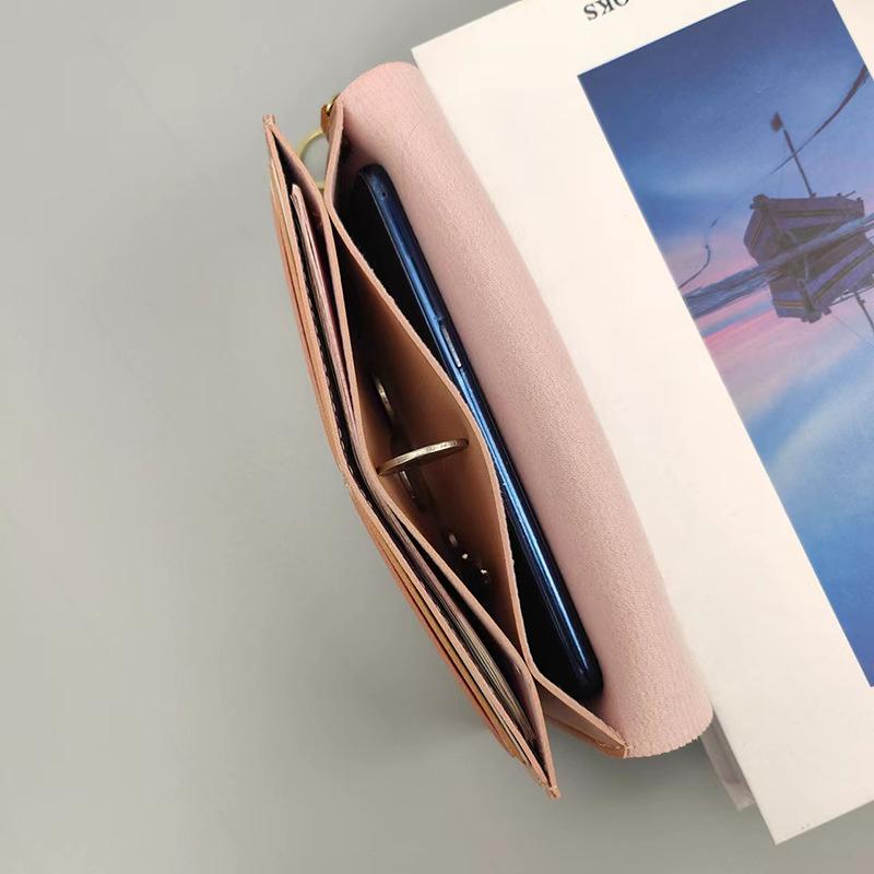 Women's Ultra-Thin Portable Long Wallet - Clutch Purse, Coin Pouch & Card Holder
