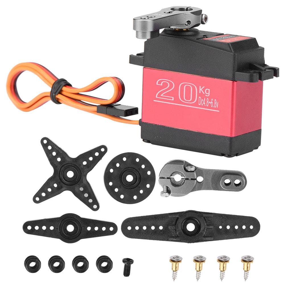 DSSERVO DS3218MG Waterproof Digital Servo Metal Gear 20kg Torque for RC Mechanical Arm (20kg)