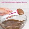 Non-Stick Cake Spoon Push-Pull Mechanism for Cakes Pastries Tarts Brownies Cookies, Easy Clean Baking Tool