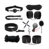 Sexy BDSM Kits Plush Sex Bondage Set Handcuffs Sex Games Whips Gag Nipple Clamps SM Toys for Couples Exotic Accessories