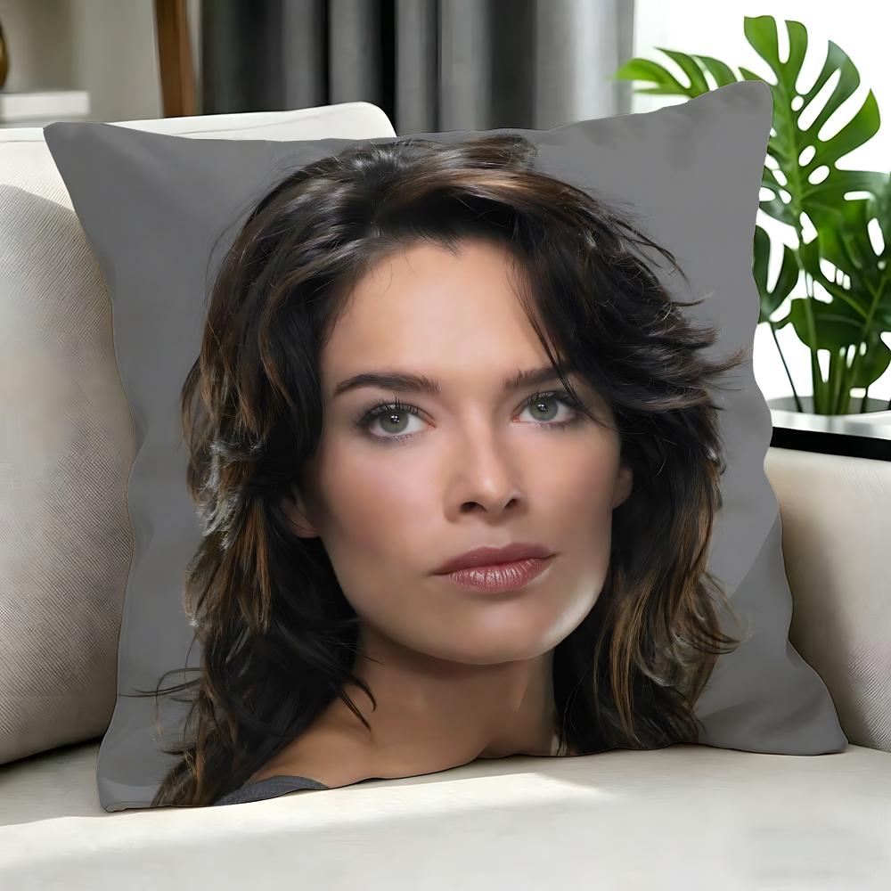 movie Lena Headey Cushion Cover Cushion Cover Set Pcs x x x Pillowcase Decorative Sofa Home Decor