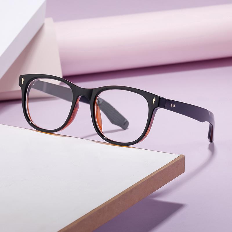 Square Frame Glasses Frame Men Can Be Equipped With Myopia Glasses Flat Glasses Women'S Optical Glasses