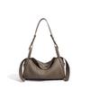 First Layer Cowhide Pillow Bag, Portable Armpit Bag, Genuine Leather Spring and Summer Large-capacity Commuter Shoulder Bag.