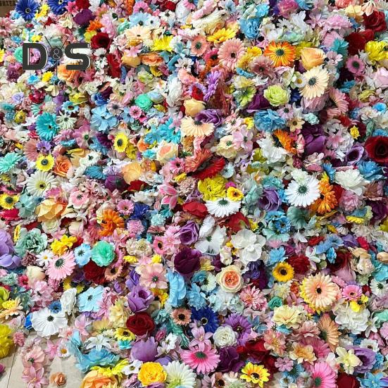 Künstliche Blumengirlande, künstliche Wildblumen, hängende Dekoration, künstliche Blumenranken, Vorhang für Frühling, Sommer, Haus, Garten, Hochzeit, Party, Bogen, Wanddekoration