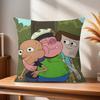 Cartoon CClarence fun  Cushion Cover Pillow Cover Decor Pillowcase Printed Cushion Case for Couch