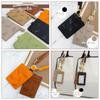 Mukojima Automotive Parts Manufacturing "I Love Cats After All" Pass Case, Greige, with Reel, Double-Sided, IC Card Case, Employee ID Card Case, with