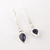 Sodalite Gemstone 925 Solid Silver Jewelry Handmade Earrings 2.3" Gift For Wife EE-166-29
