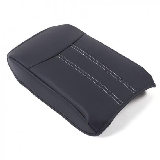 PU Leather Center Console Armrest Box Panel Cover For Honda Pilot -24
