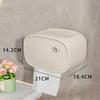 Tissue Box Top Storage Waterproof Tissue Holder No Wall Damage Easy Stick Creamy Style Universal Paper Towels for Bathroom