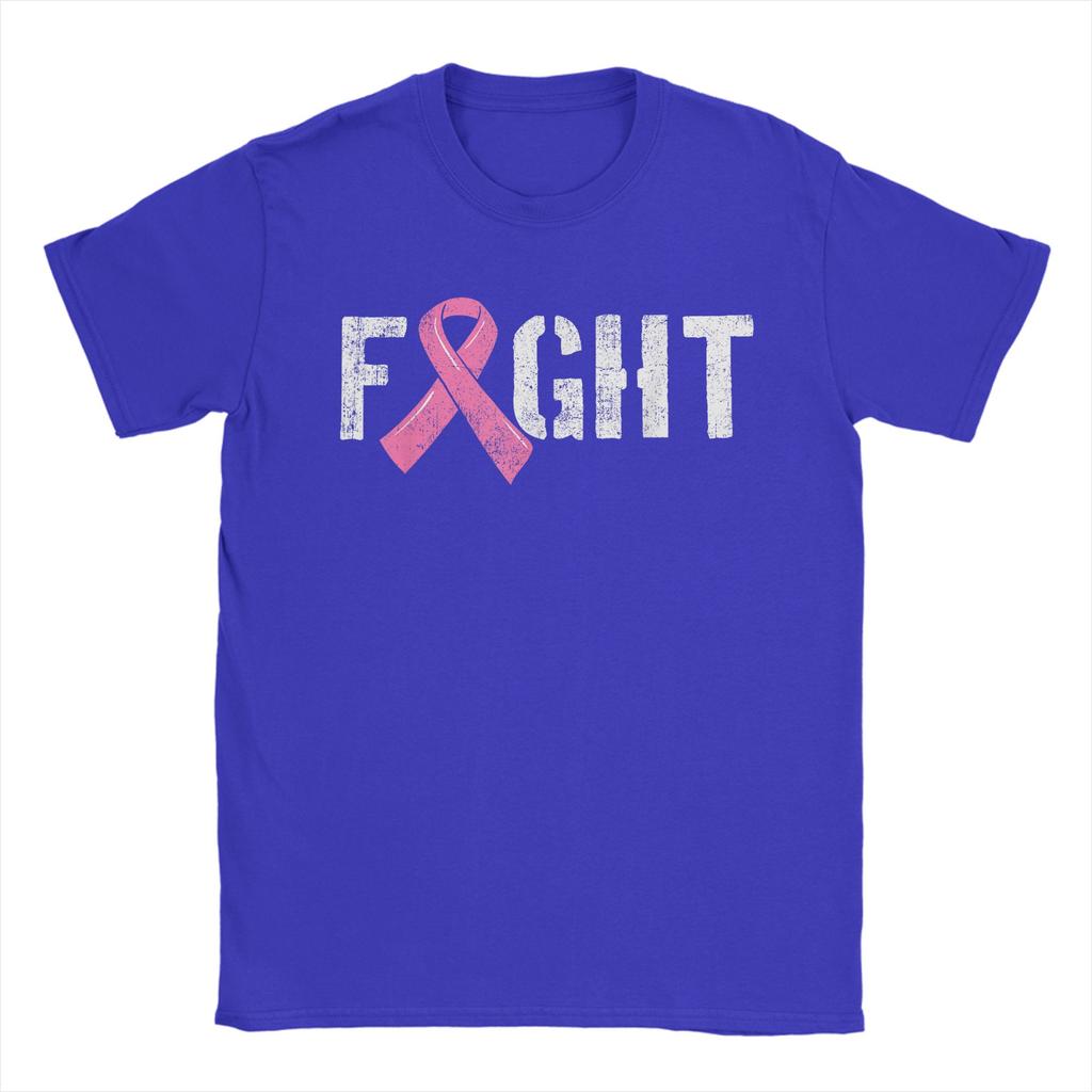 Fight Breast Cancer Shirt Disease Pink Ribbon T-Shirt Harajuku T-Shirts Short-Sleeved Tops Summer Crewneck Plus Size Clothing