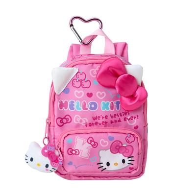 Sanrio Pouch Academy Sparkling Hello Kitty Steel Recommended Age 3 Years and Up 124907 Backpack-shaped (#Sanrio Festival) Polyester, PVC,