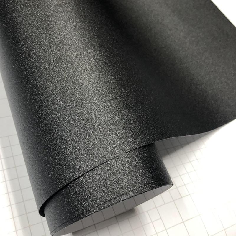 50CM*300CM Black Glitter Diamond Vinyl Films Wrap For Car Body Car Sticker Auto Furniture Decoration Motorcycle Decal