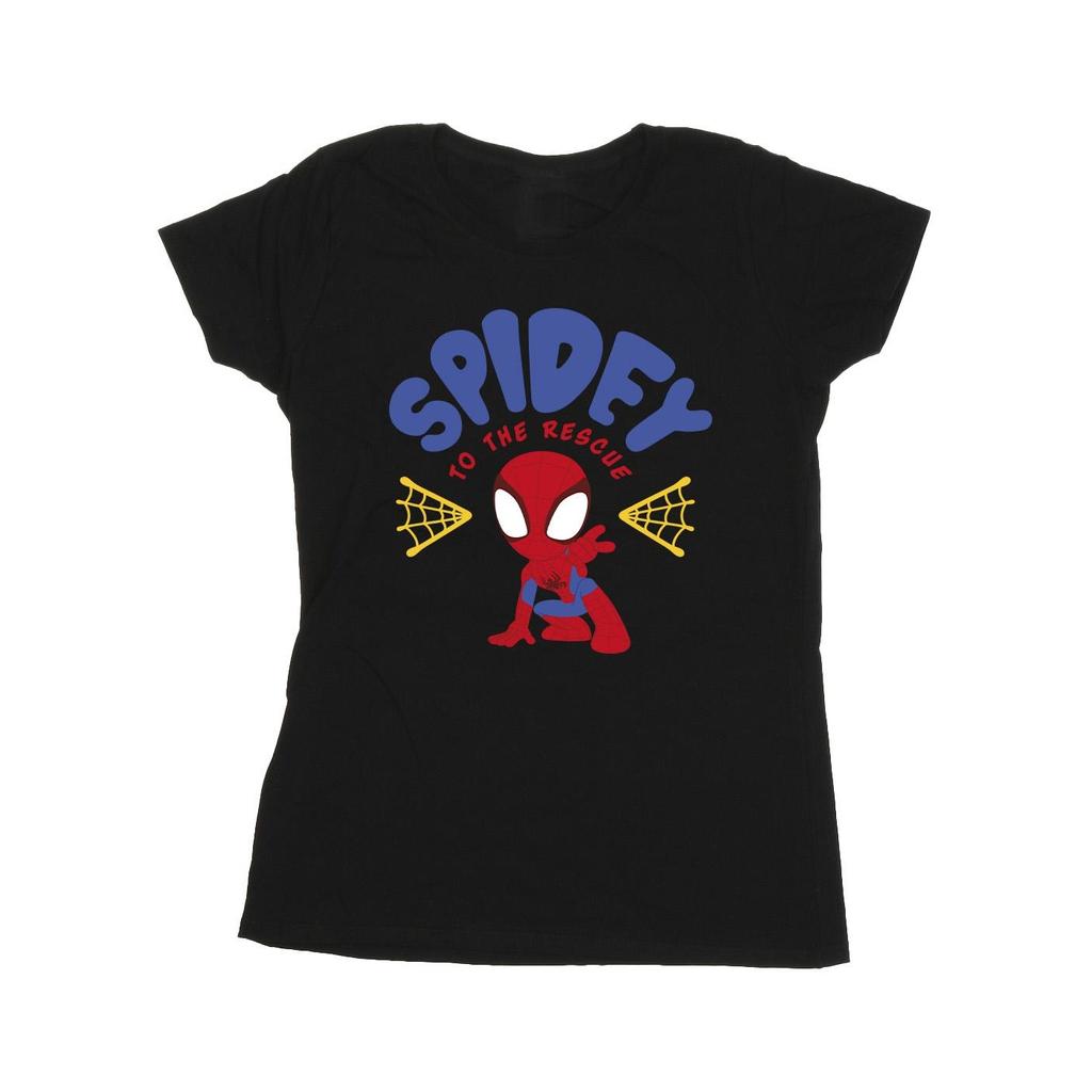 Marvel Womens/Ladies Spidey And His Amazing Friends Rescue Cotton T-Shirt