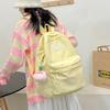 Student backpack Women's new large-capacity outdoor lightweight schoolbag Middle school student candy-colored backpack