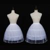 Petticoat Crinoline Short Half Slips Wedding Accessories 19.7 Inches White Hoop Skirt Vintage Underskirt for Women Girls