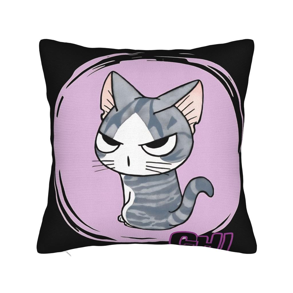 C-Chis S-Sweet H-Home Cat Pillow Cover Comfy Cushion Cover Morden Pillow Case For Sofa Couch Bed Living Room