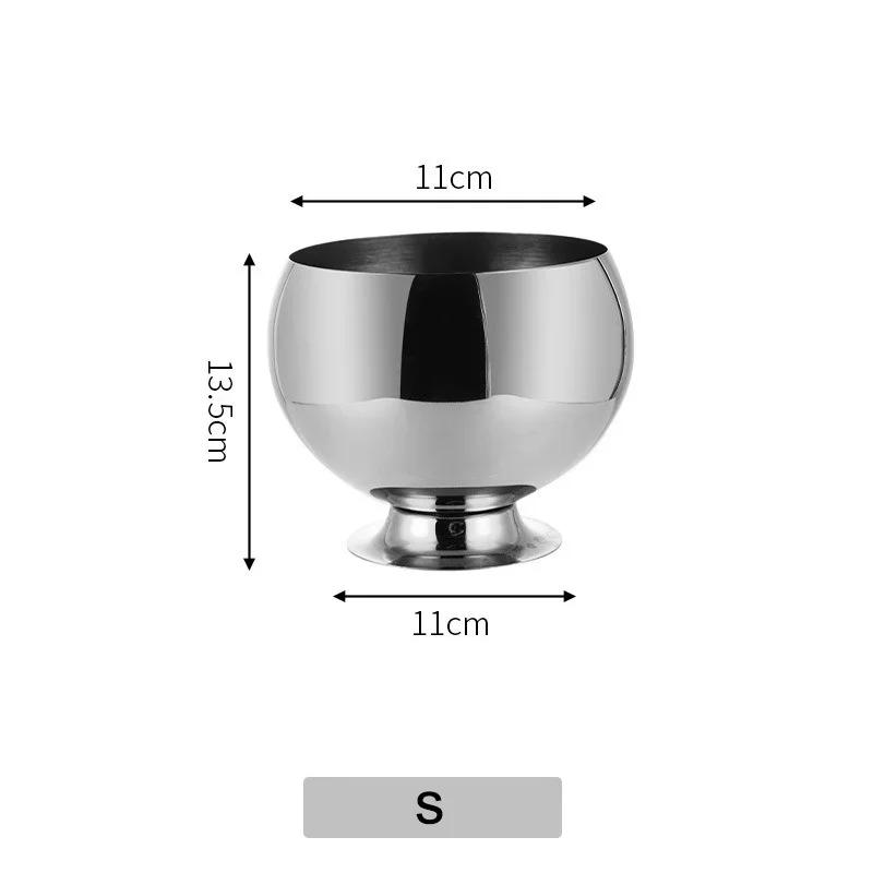 

Круглое Толстостенное Ведро для Льда из Нержавеющей Стали Домашний KTV Бар Ведро-Охладитель для Вина и Пива с Подставкой Ресторан Вечеринка Ледогенератор Ведро для Пива