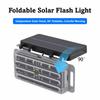 2pcs Solar Powered Solar Powered Warning Light LED Flashing Wireless Safety Lamp  Rear Installation