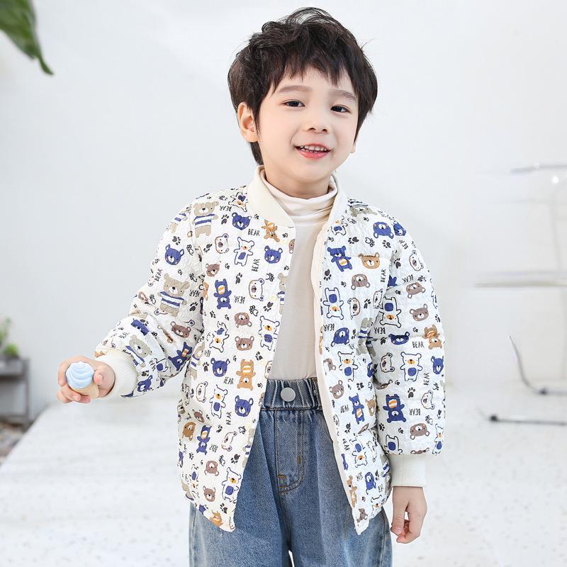 Children's Cotton Clothes Liner Baby Cotton-Padded Jacket Quilted To Keep Warm Inner Shirts Fall Winter Coat