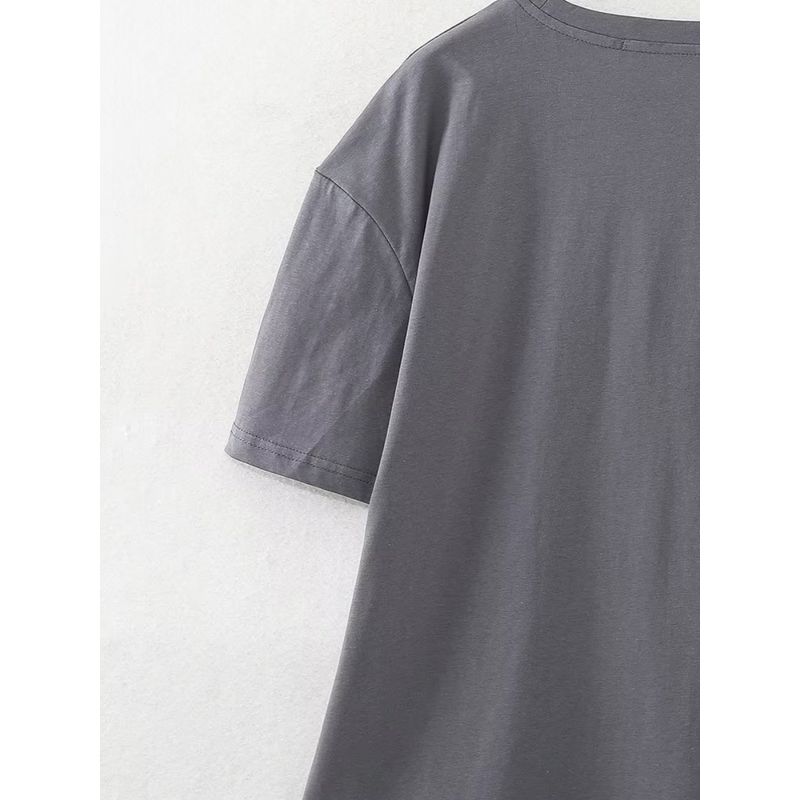 Women's Kaslead Fashion Style Print Short Sleeve T-shirt