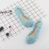 Cross-border Summer Frozen Princess Elsa Girls' Crystal Sandals - Cinderella Inspired High Heels
