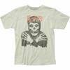 Misfits Classic Skull T-shirt Mens Licensed Rock N Roll Retro Tee Vintage White