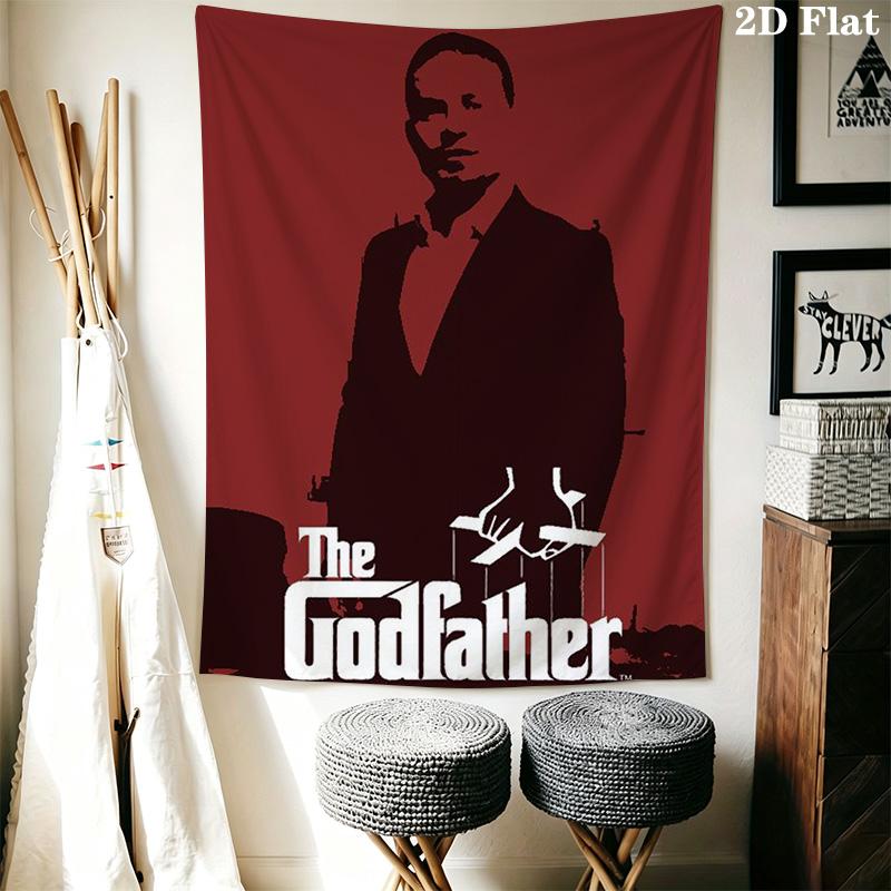 Godfather Classic Movie Poster Tapestry Background Cloth Wallmounted Gift Wall Covering Decoration Work Of Art