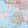 Serie di mappe cinesi Sfondo in tessuto Mappa degli Stati Uniti Poster da parete per la decorazione della casa