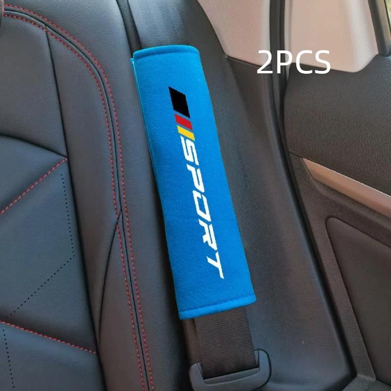 2Pcs Soft Comfortable Car Seat Belt Cushion Personalized Fashionable Pad Suitable For Most Cars Suvs Trucks Daily Use