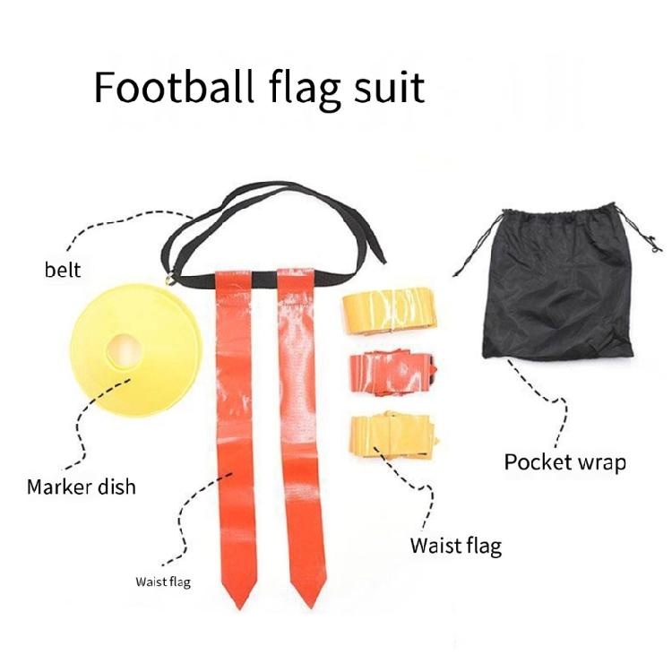 Football Belt Soccer Waist Flags Belt Flags Soccer Exercise Sport Equipment
