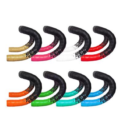 Road Bicycle Handlebar Tape Colorful Gradient Color Bike Tapes EVA/PU Soft Anti-Vibration Handlebar Bar Tape Bike