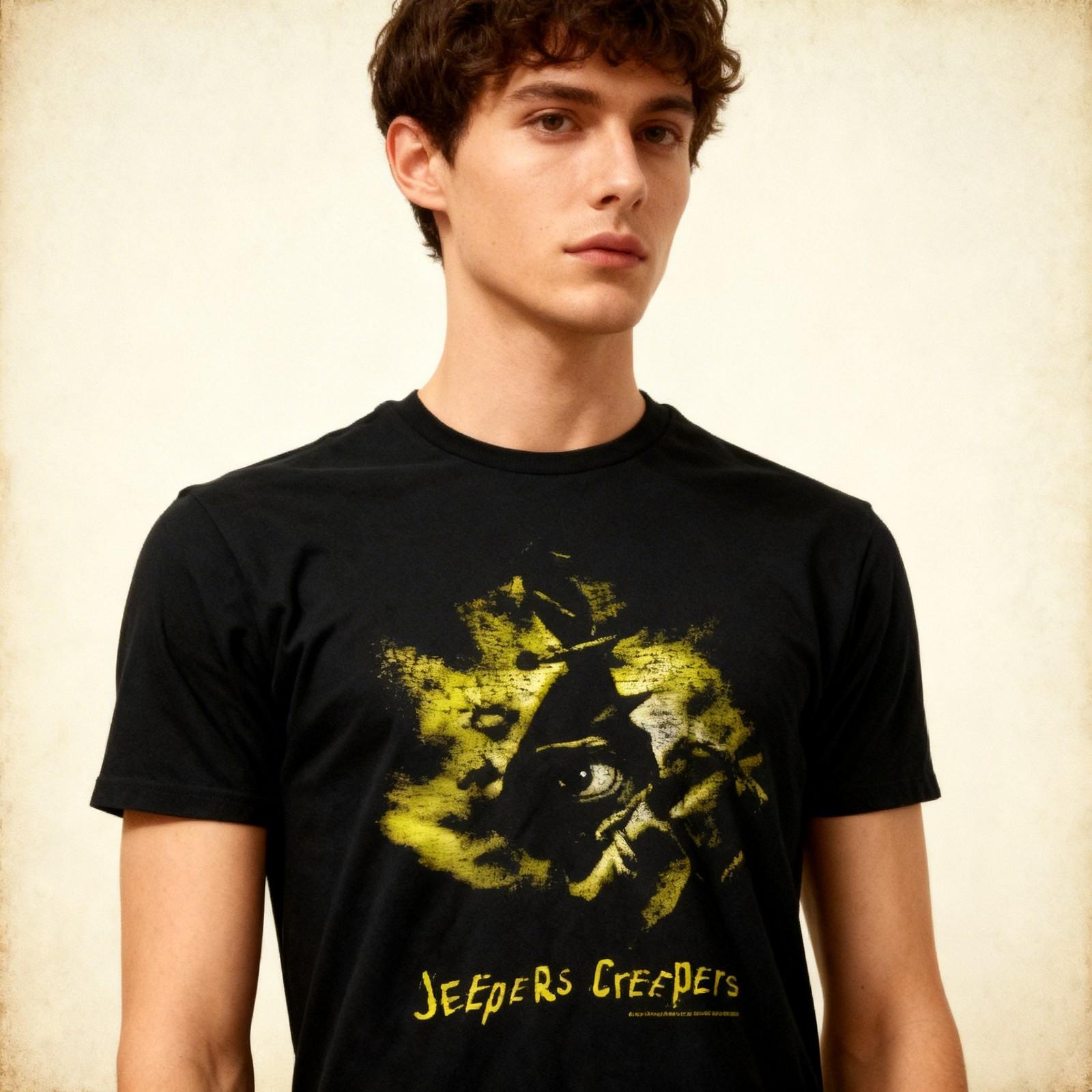 JEEPERS CREEPERS 2001 GRAPHIC BLACK Unisex T-Shirt L